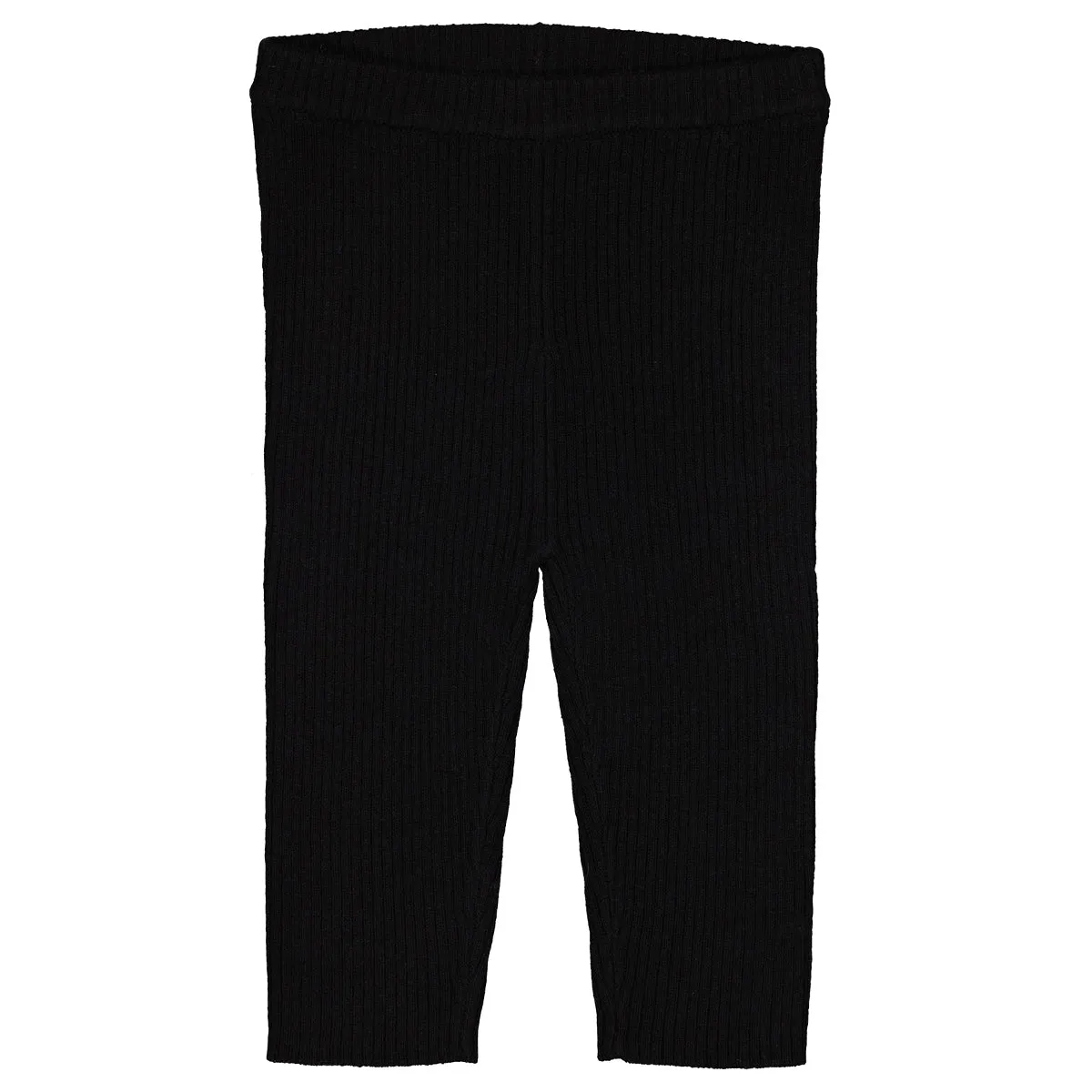 Chat Knitted Black Leggings