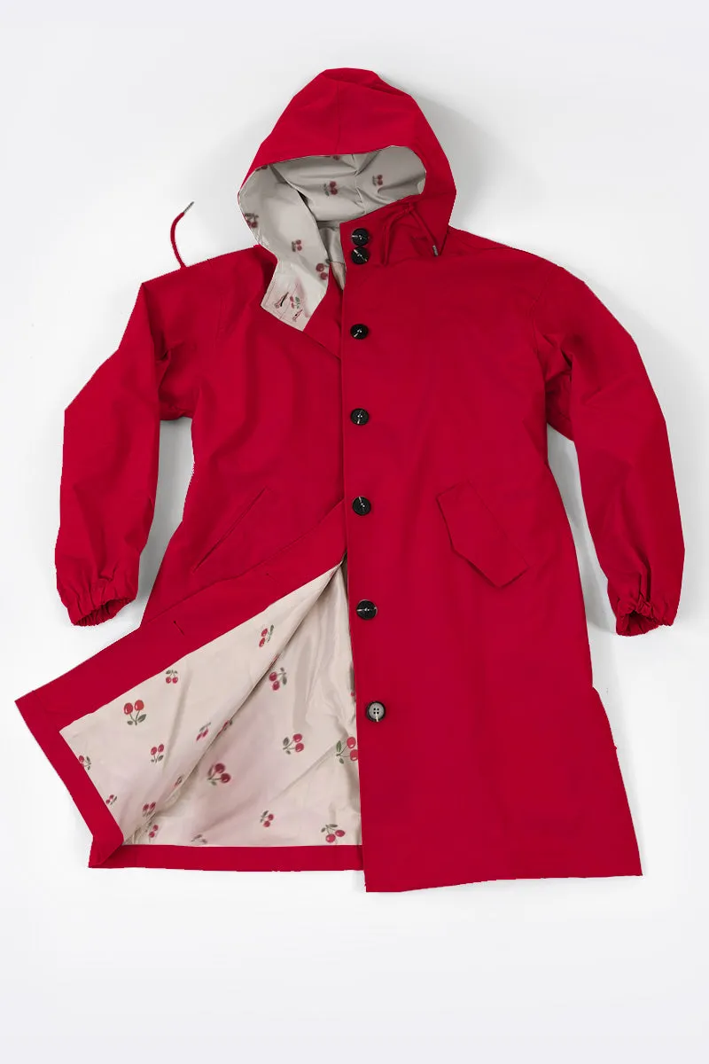 CHERRY RED WINDBREAKER