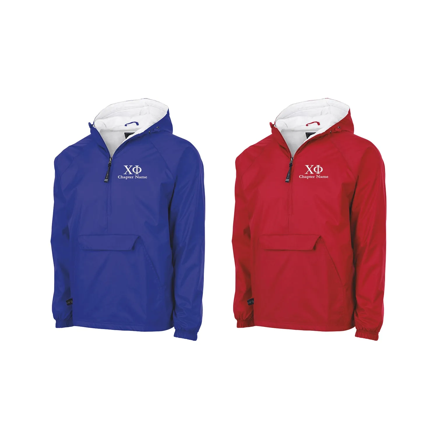 Chi Phi Lined Windbreaker - With Chapter Name