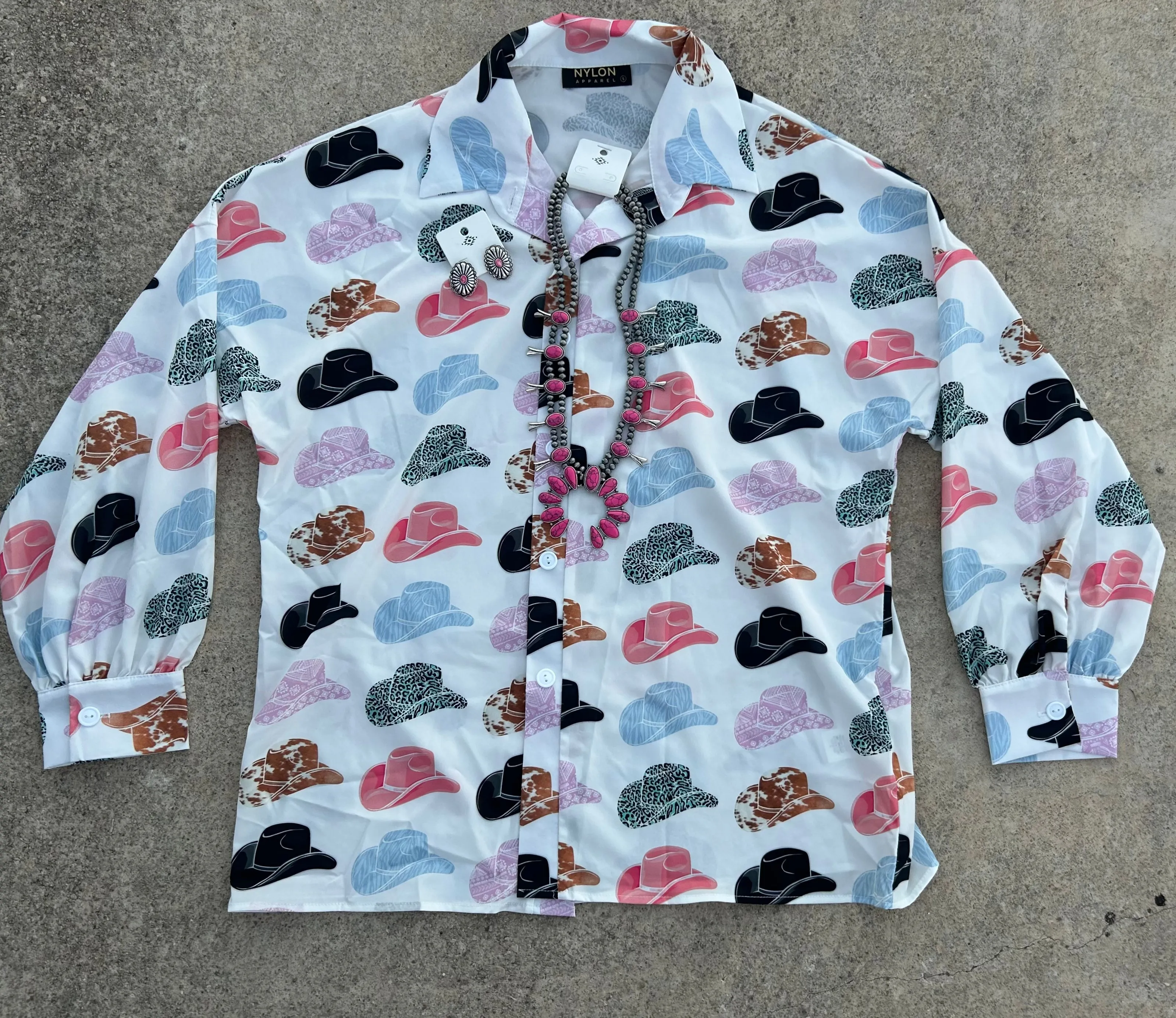 Classy Cowgirl Button- Up