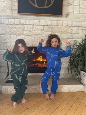 Cobalt Blue Swirl Set - Youth