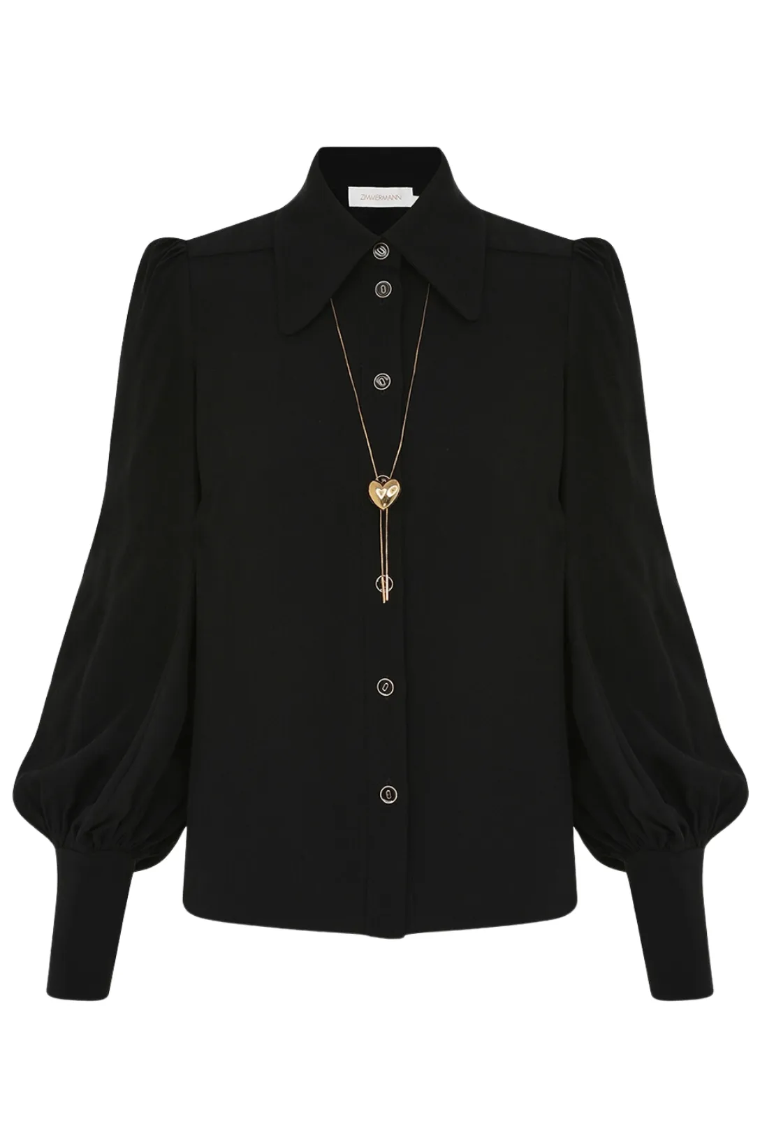 Collared Blouse | Black