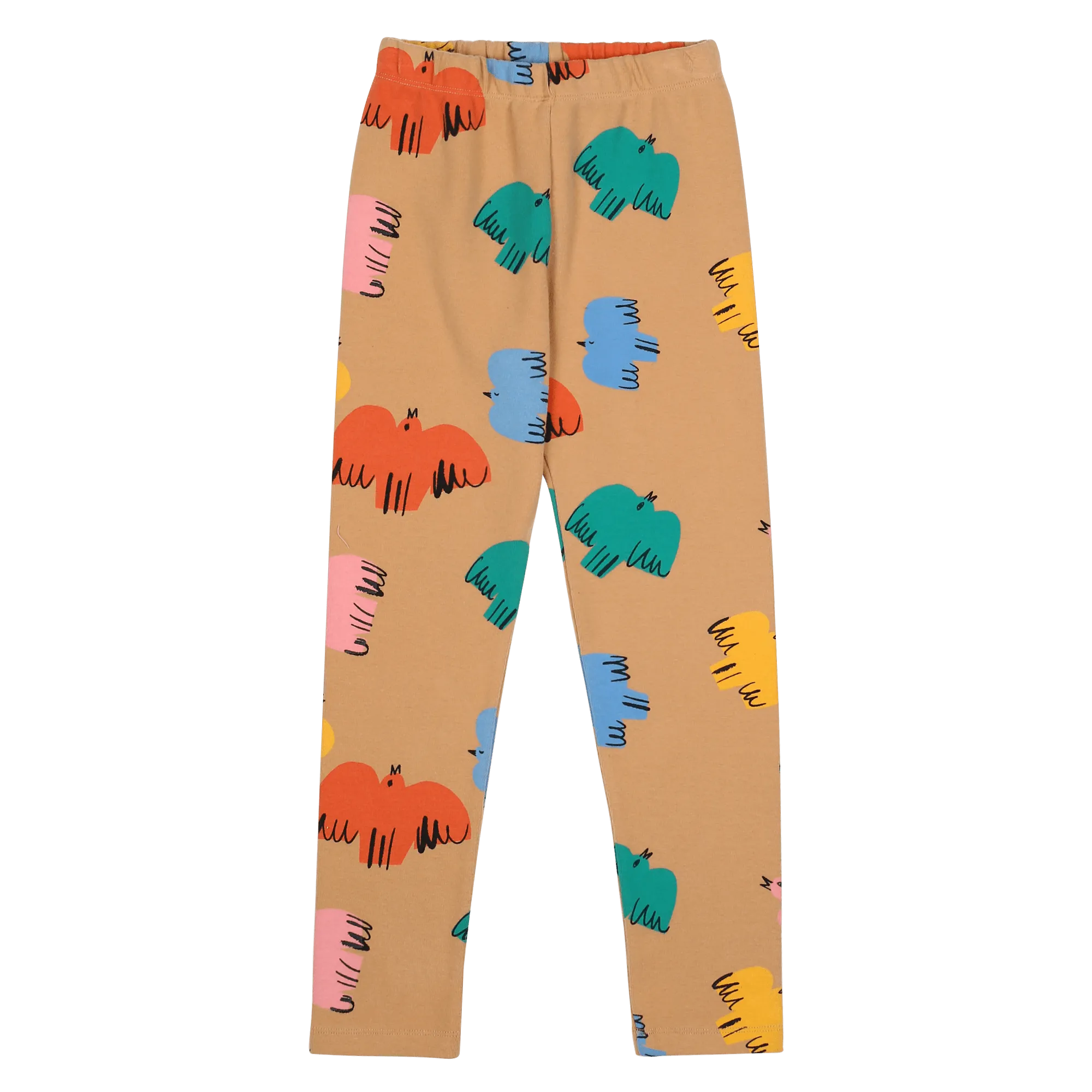 Colourful Bird Leggings by Jelly Mallow