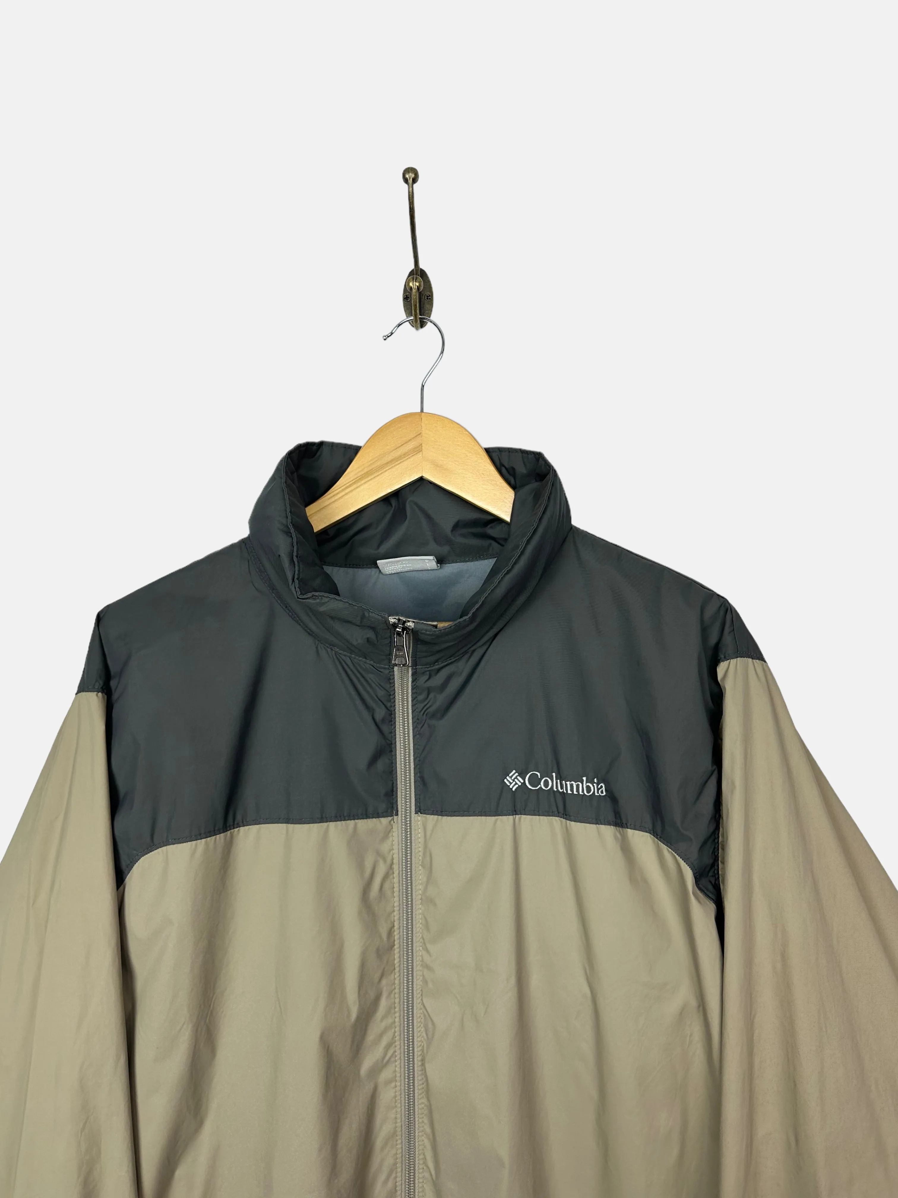 Columbia Embroidered Vintage Windbreaker Jacket Size L-XL