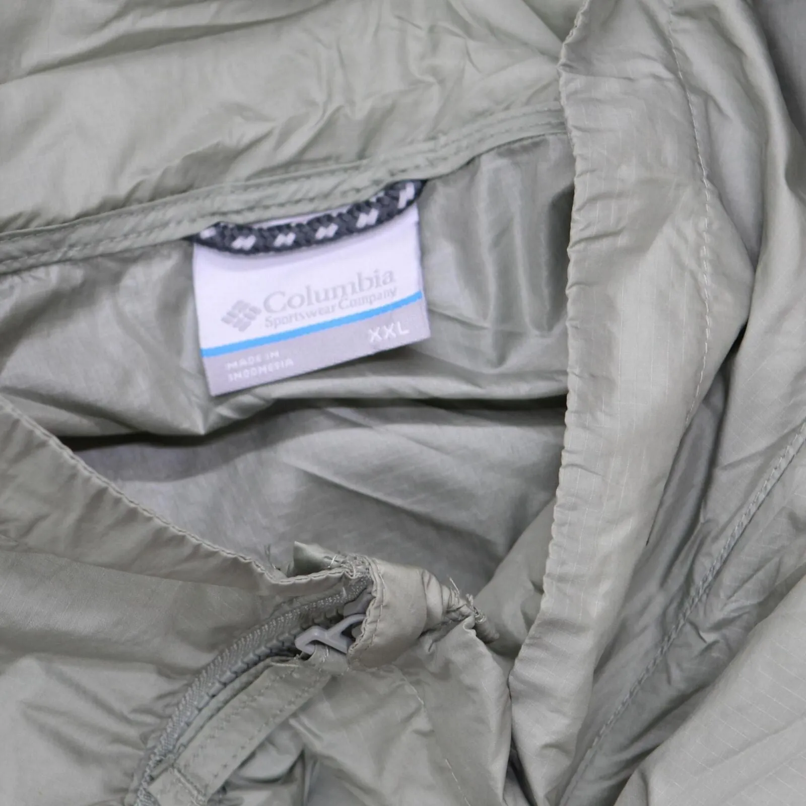 Columbia Women's Sunny City Windbreaker Lightweight Jacket Safari Green 2XL