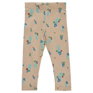 Coral Print Leggings