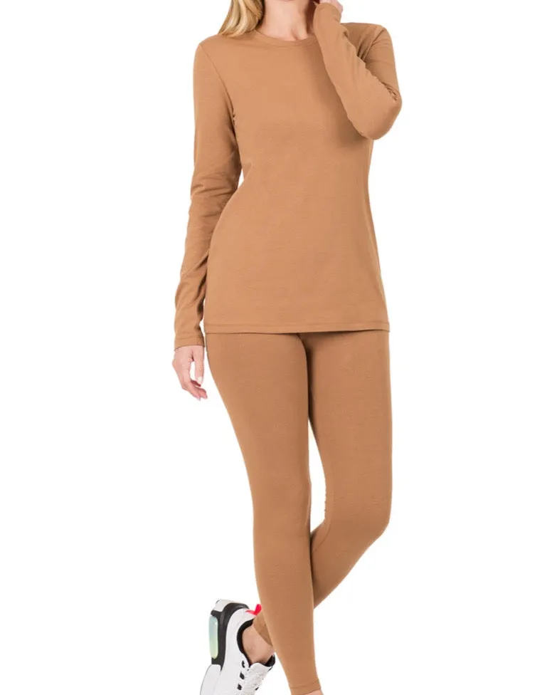 COTTON LEGGINGS SET