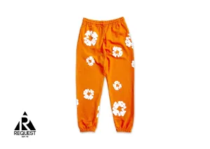 Cotton Wreath Sweatpants "Orange"