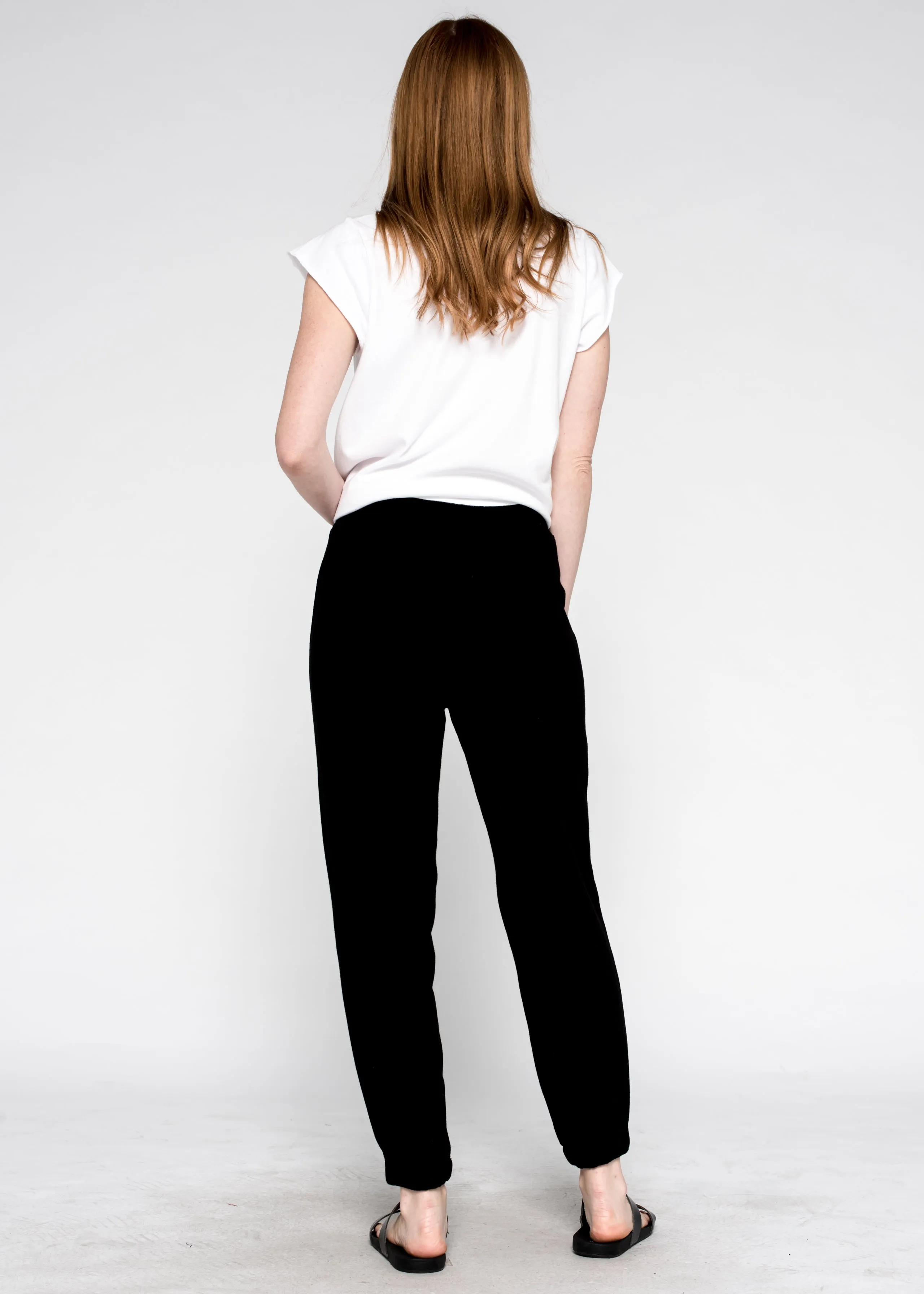 Crop Elastic Ankle Jogger Pant