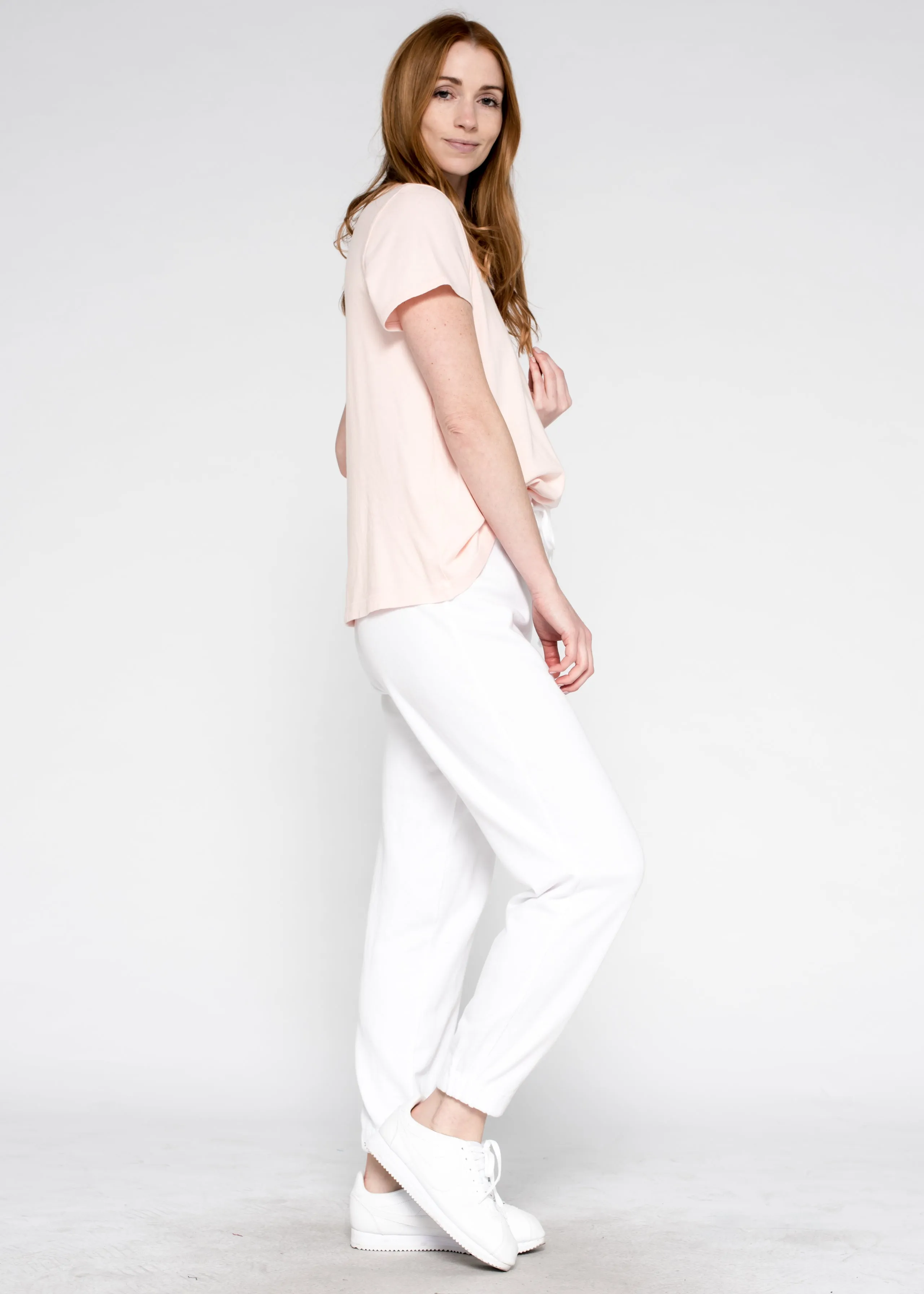 Crop Elastic Ankle Jogger Pant