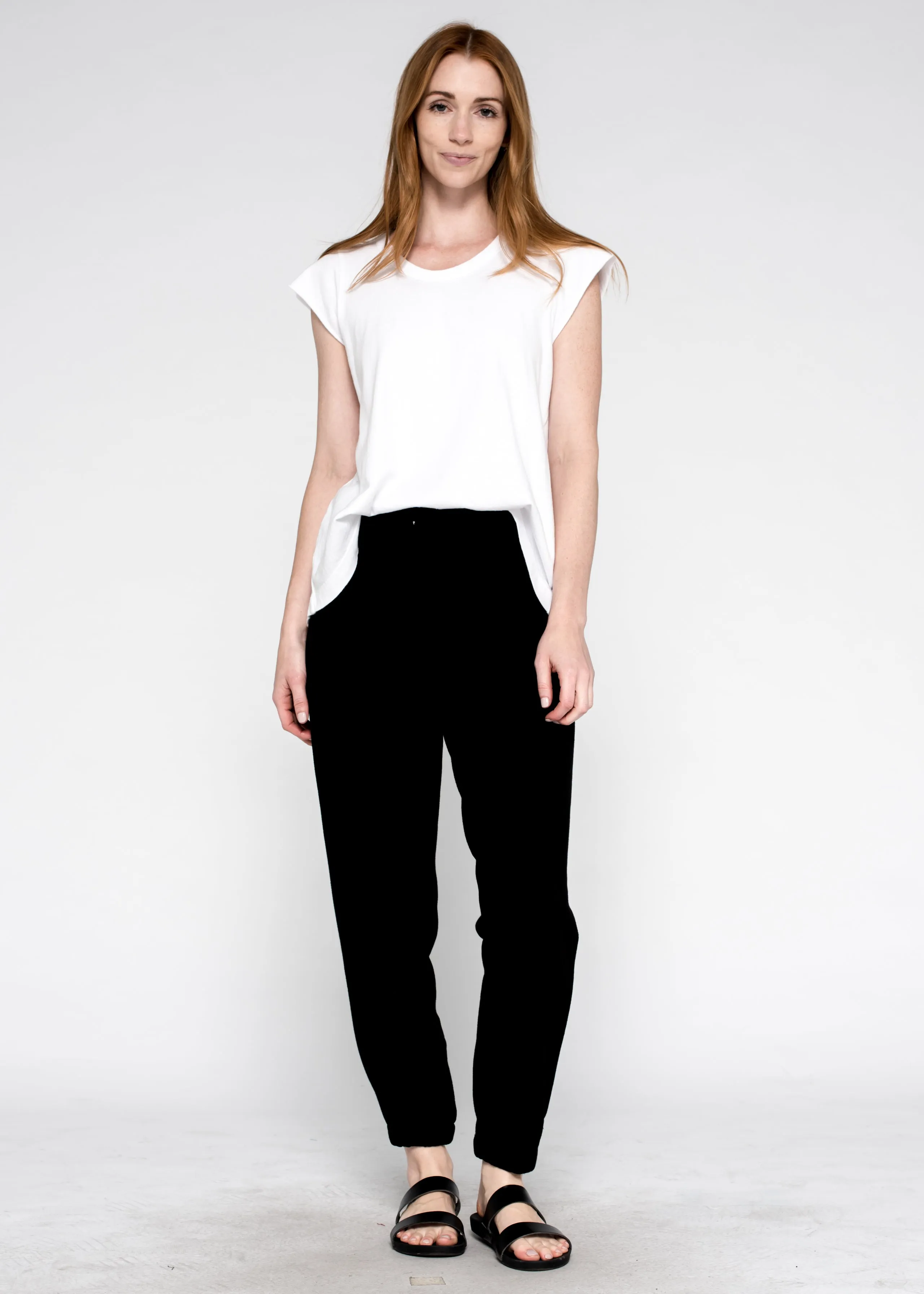 Crop Elastic Ankle Jogger Pant