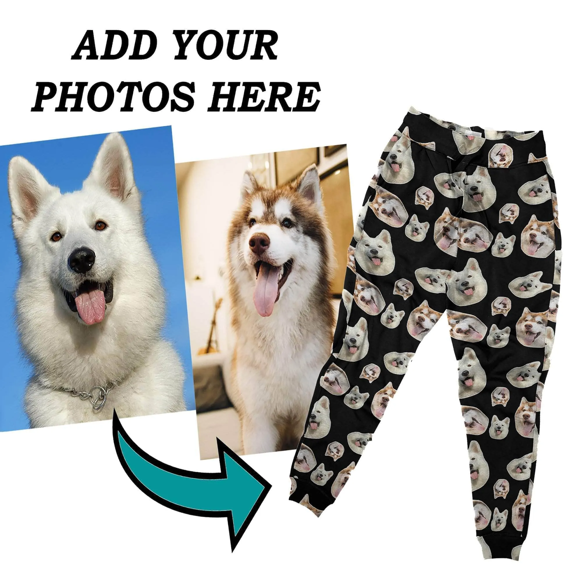 Custom Photo Joggers | Personalized Face On Sweatpants