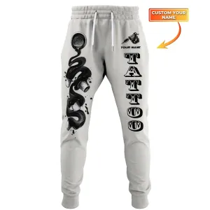 Custom Tattoo Jogger Tattoo Ink 3D Sweatpants Tattoo Artist