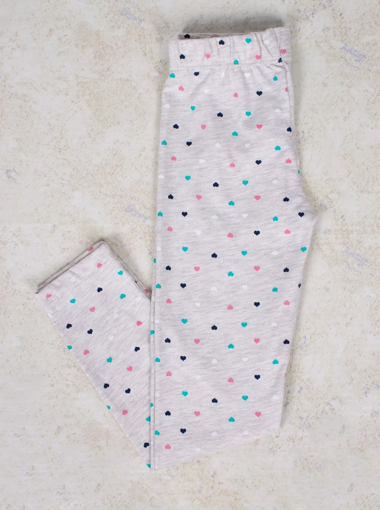 Cute Heart Print  Legging