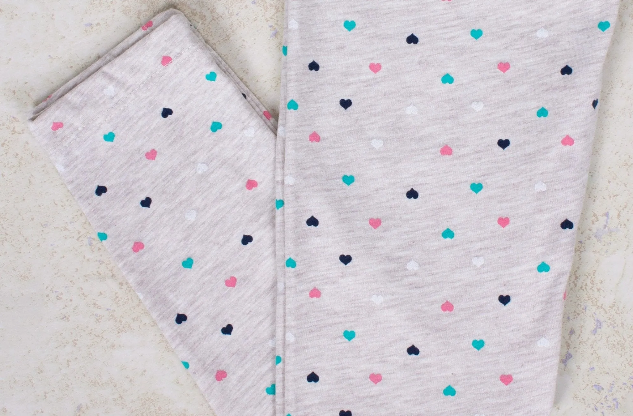 Cute Heart Print  Legging