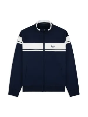 Damarindo Track Jacket Archivio- Maritime Blue/ White