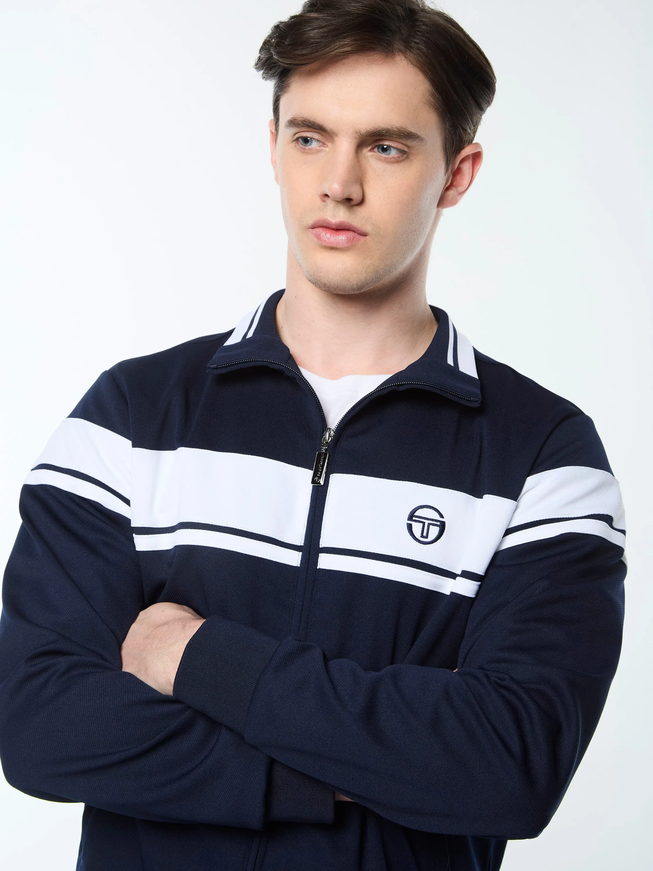 Damarindo Track Jacket Archivio- Maritime Blue/ White