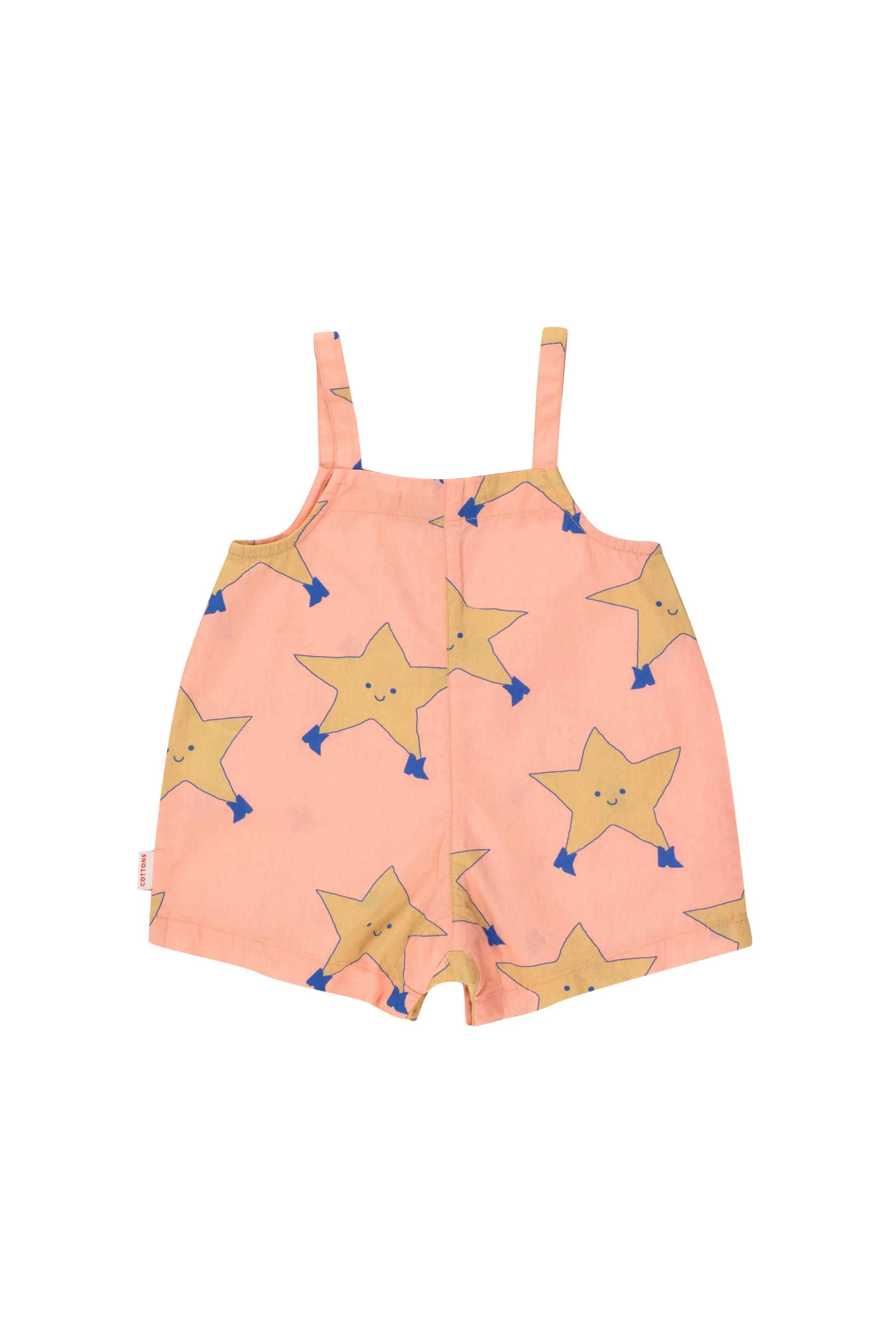 Dancing Stars Baby Dungaree, Papaya