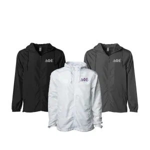 Delta Phi Epsilon Windbreaker Jacket - Letters