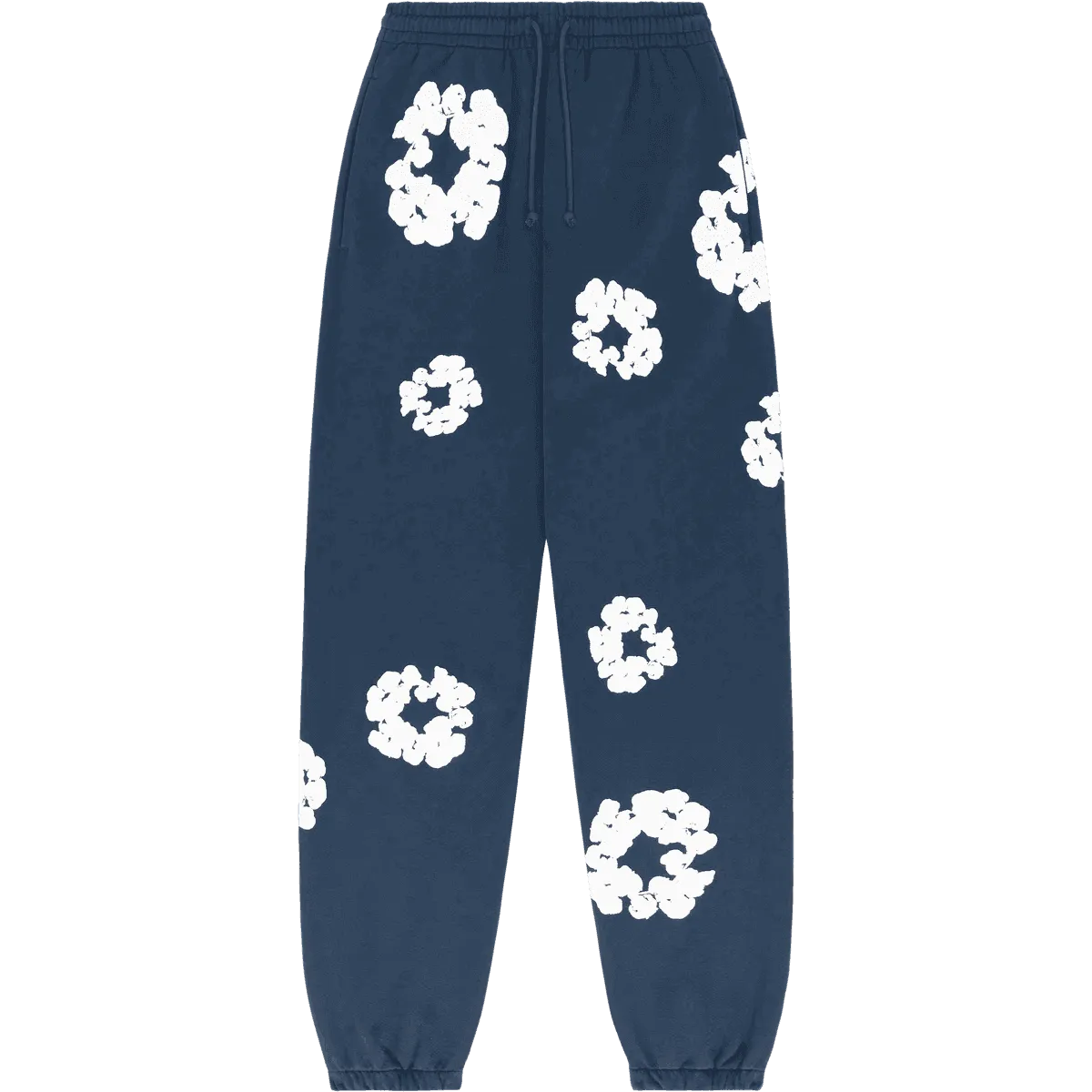 Denim Tears The Cotton Wreath Sweatpants Navy Blue