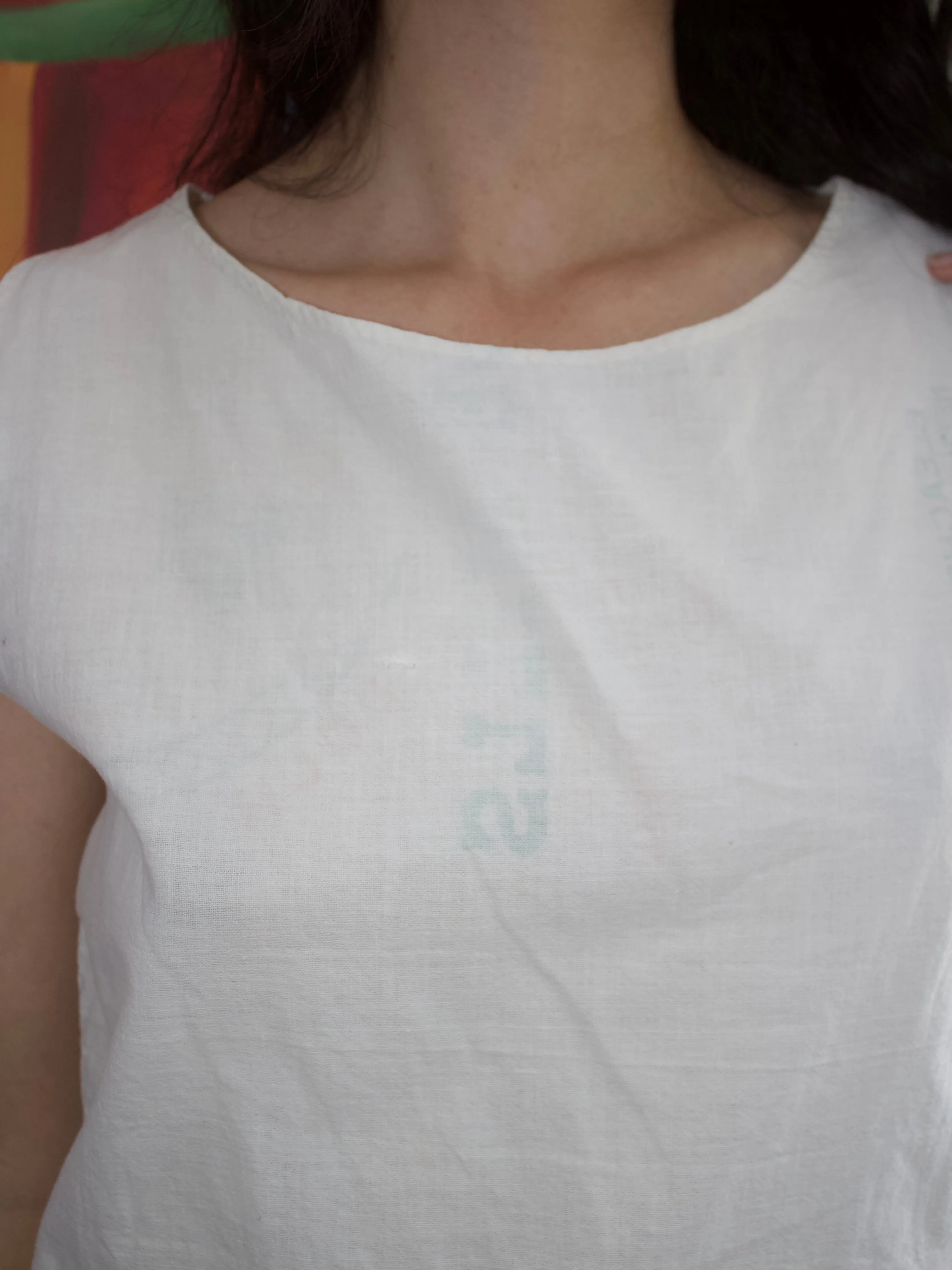 Depression Era Homemade Feed Sack Blouse