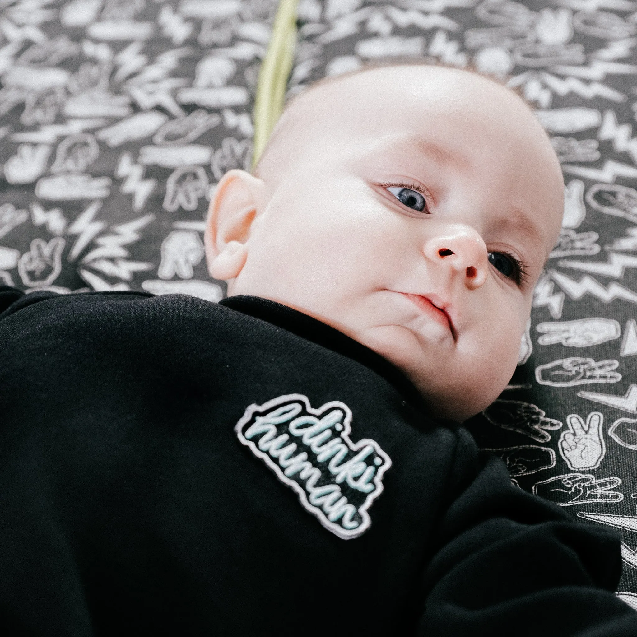 Dinki Human Patch Sweatshirt Black
