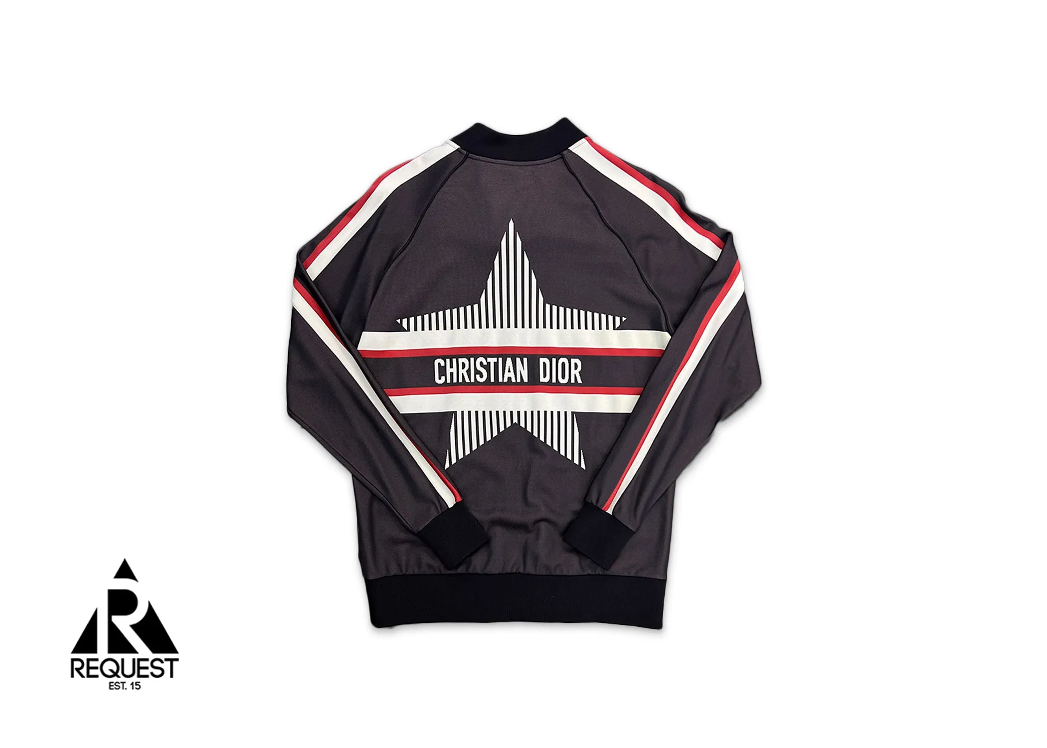 Dior Track Zip Up Jacket "White/Red/Blue"