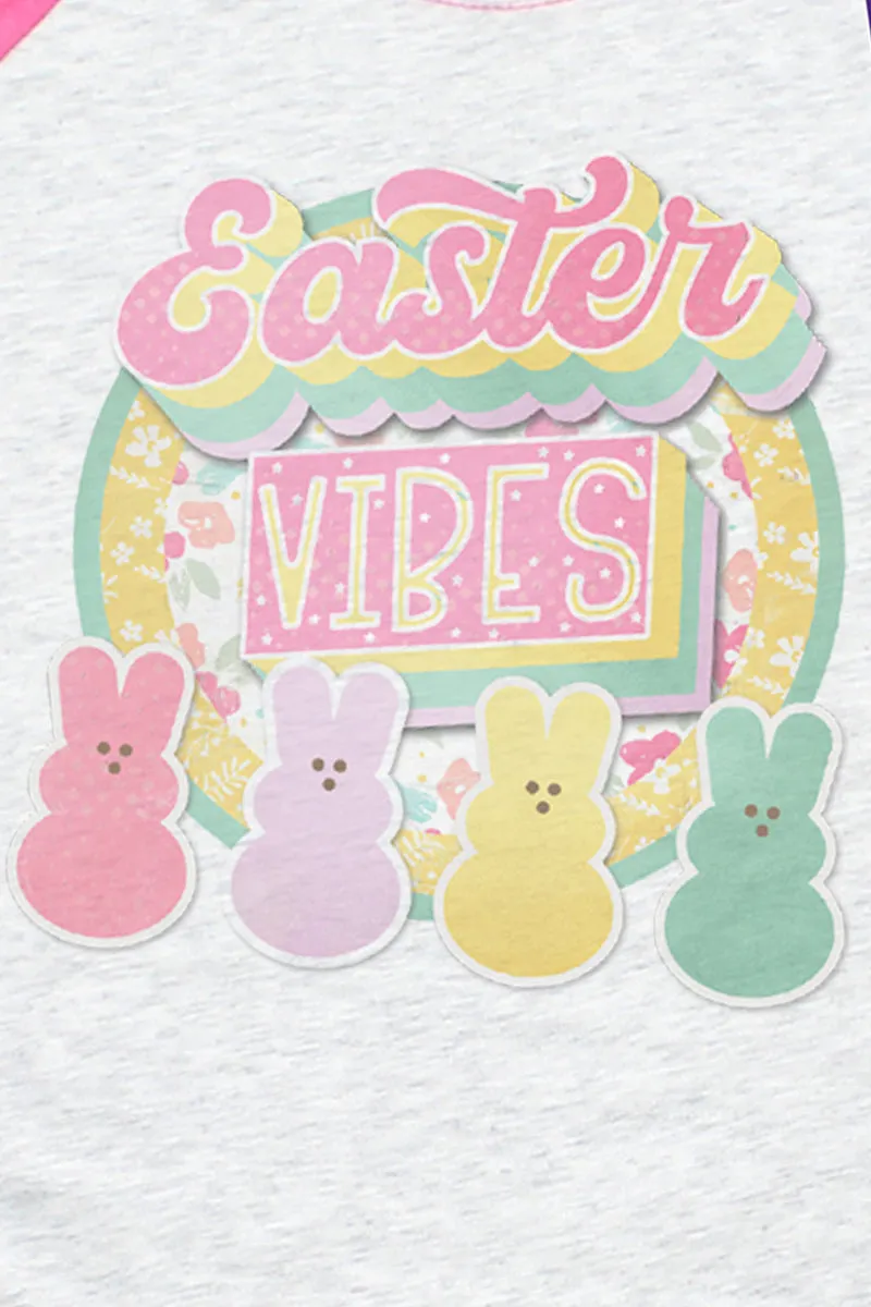 Easter Vibes Tri-Blend Unisex 3/4 Raglan