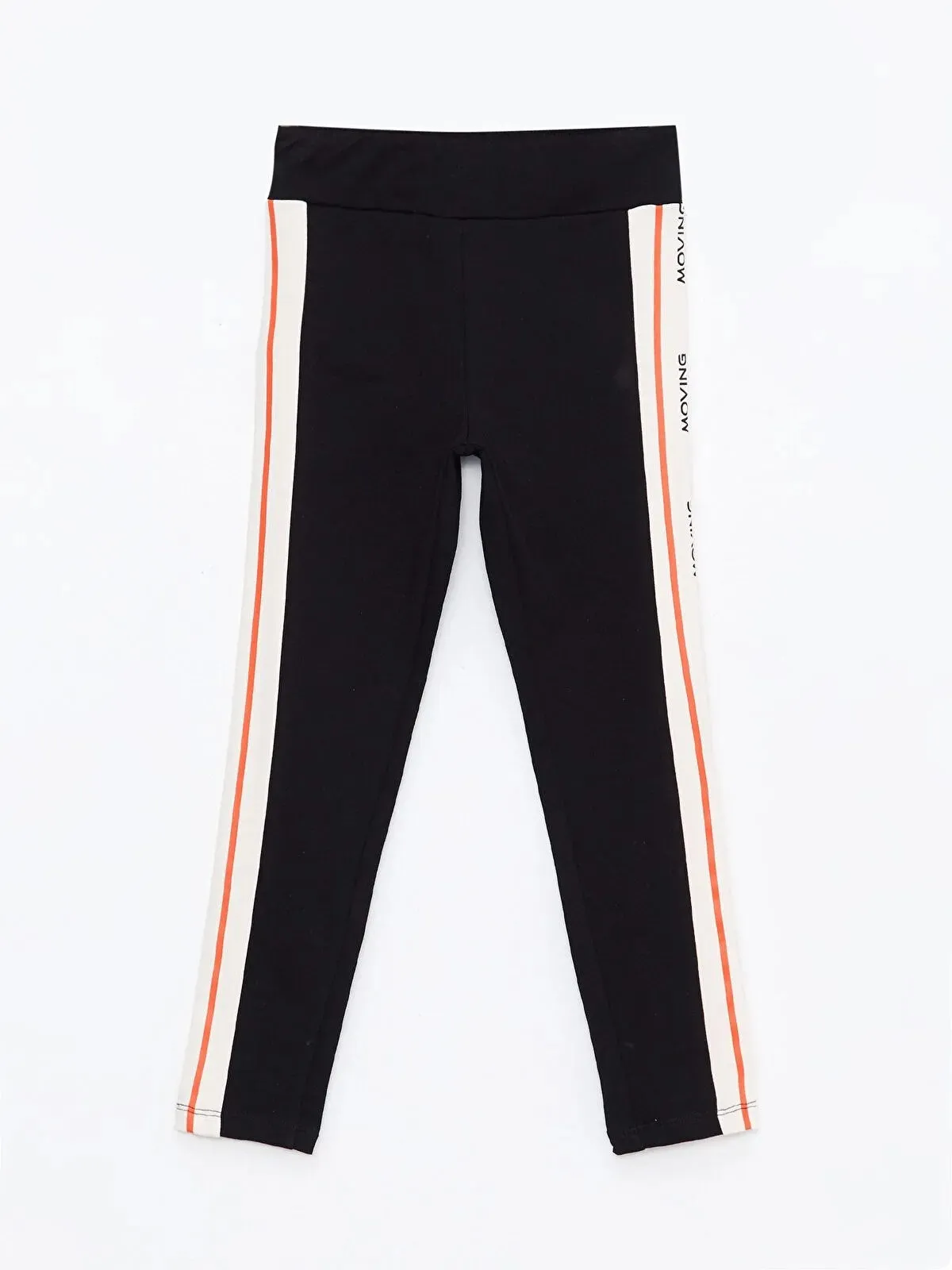 Elastic Waist Printed Girls Tights