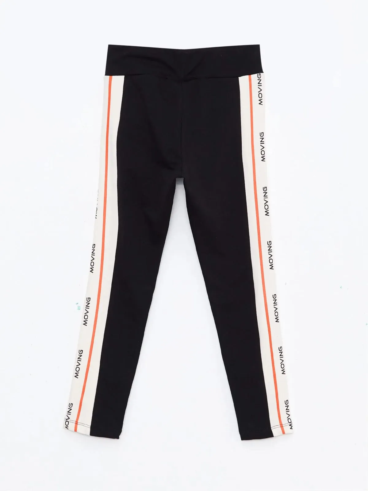 Elastic Waist Printed Girls Tights