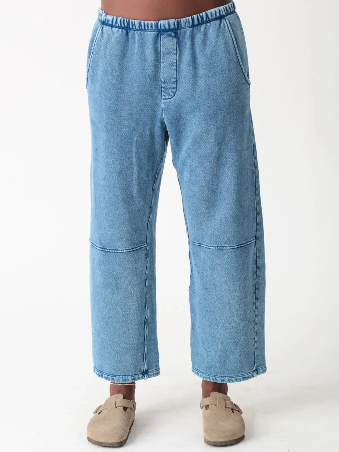 ELECTRIC & ROSE-Barrel Sweatpant-Acid Indigo