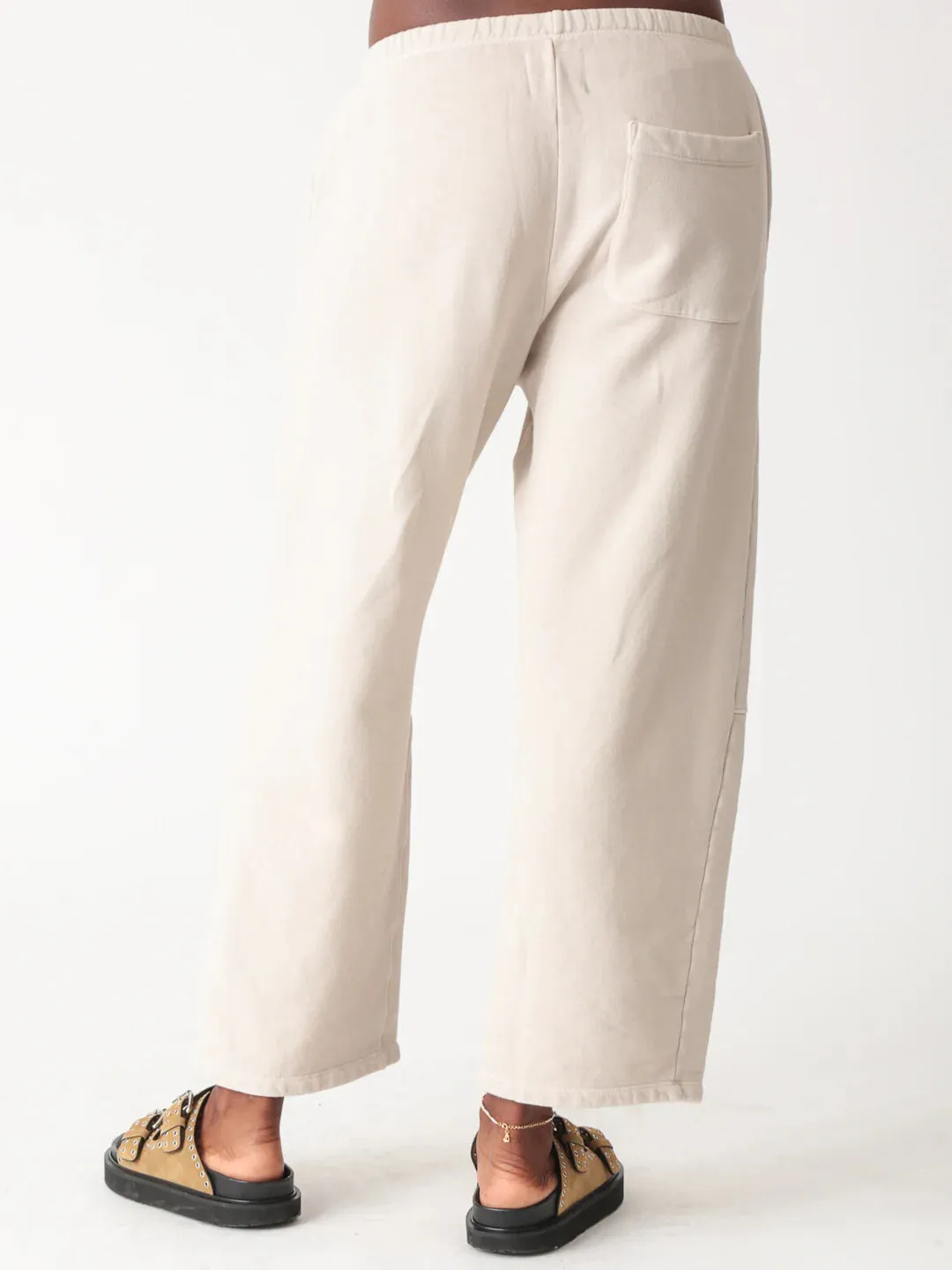 ELECTRIC & ROSE-Barrel Sweatpant Stone
