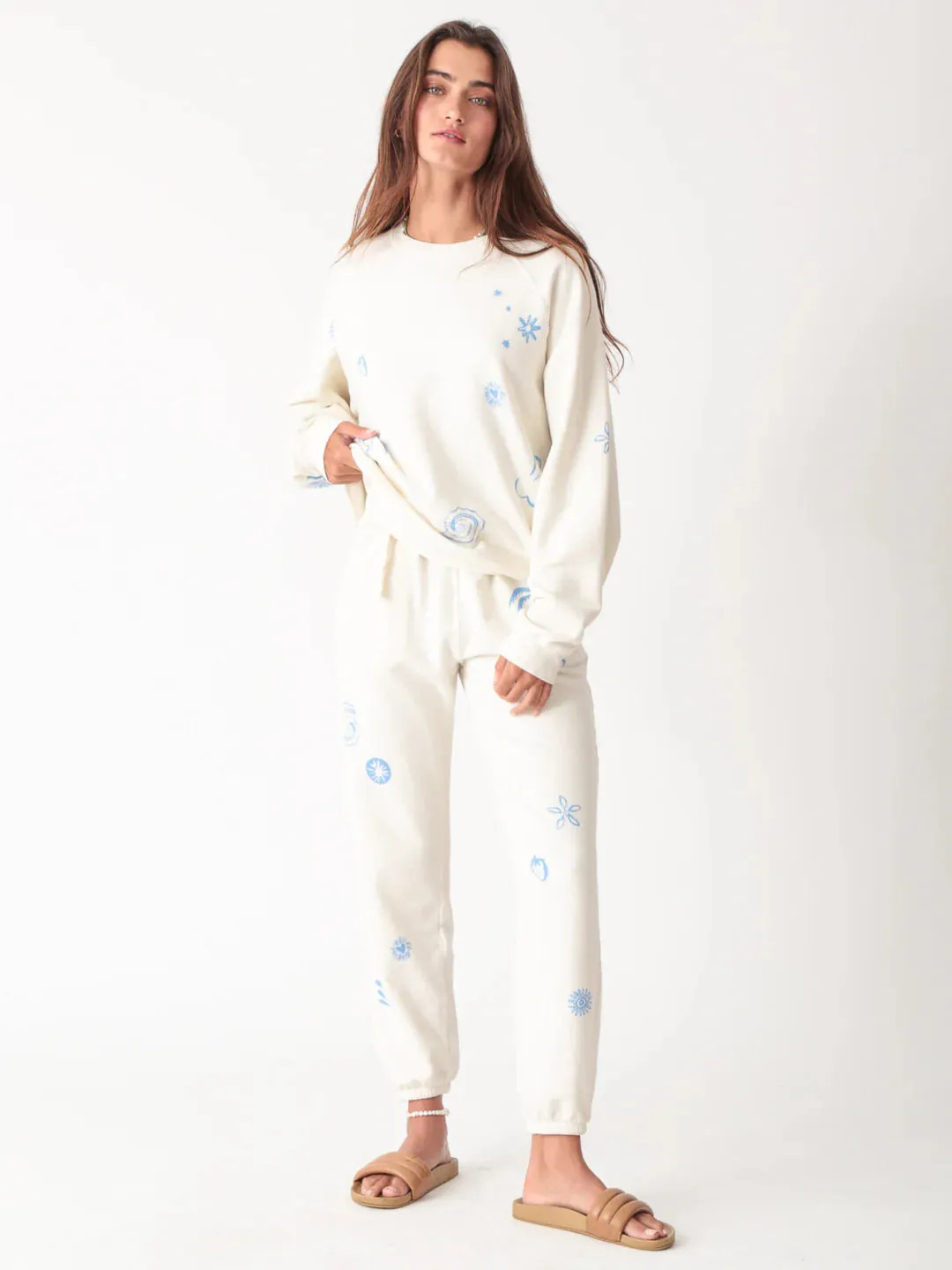 ELECTRIC & ROSE-Classic Jogger-Dream Graphic Ivory