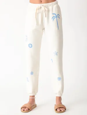 ELECTRIC & ROSE-Classic Jogger-Dream Graphic Ivory