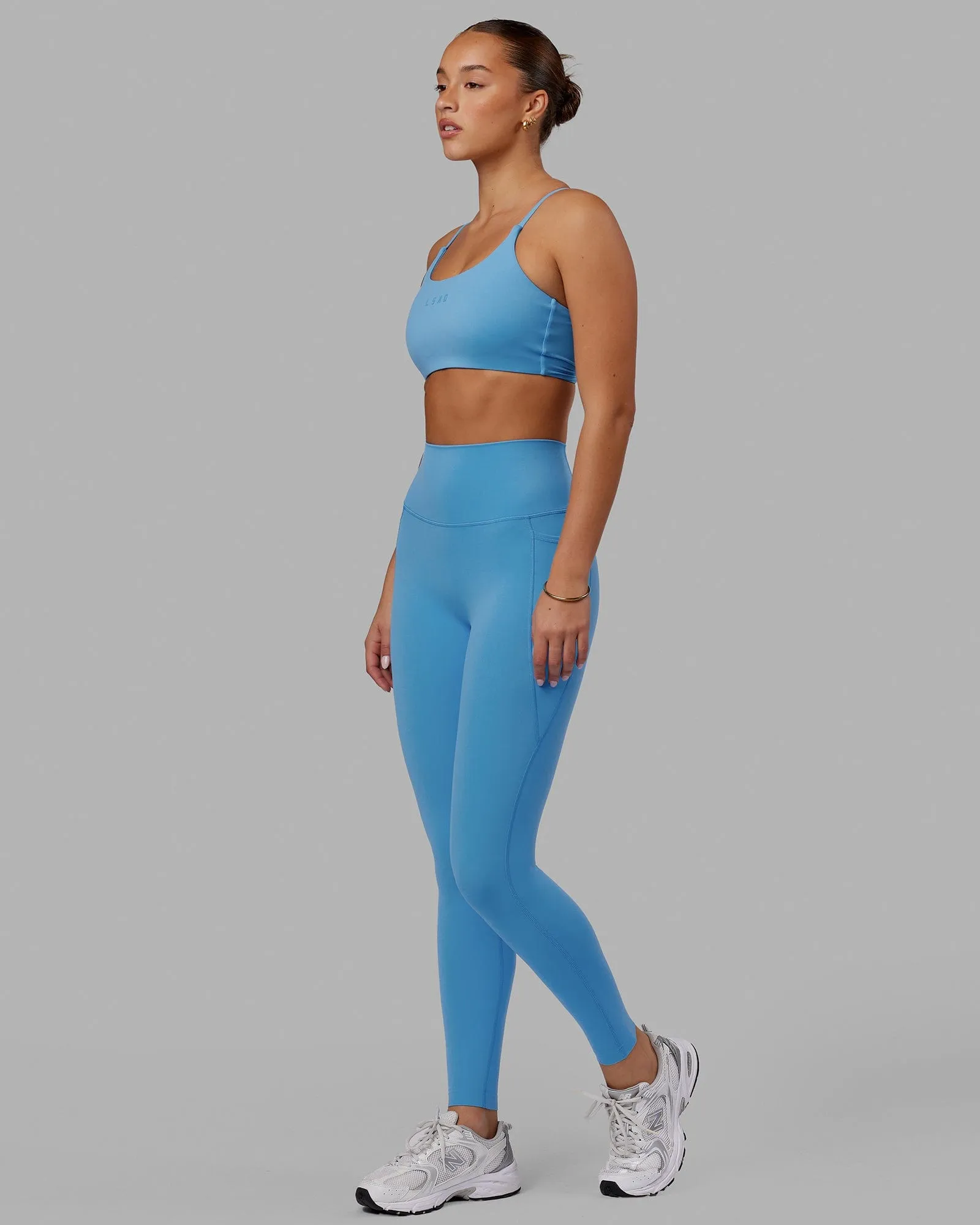 Elixir Full Length Tight With Pockets - Azure Blue