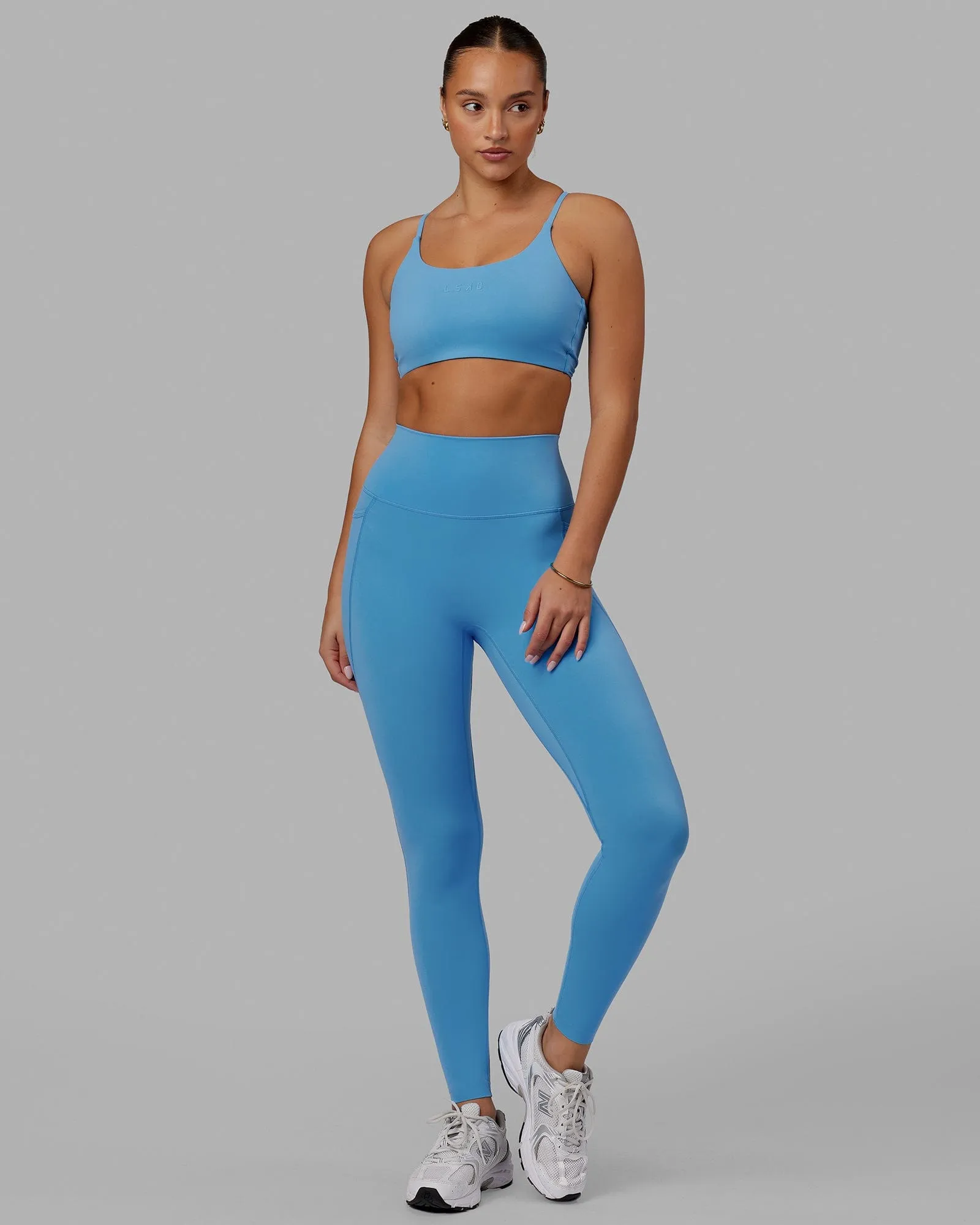 Elixir Full Length Tight With Pockets - Azure Blue