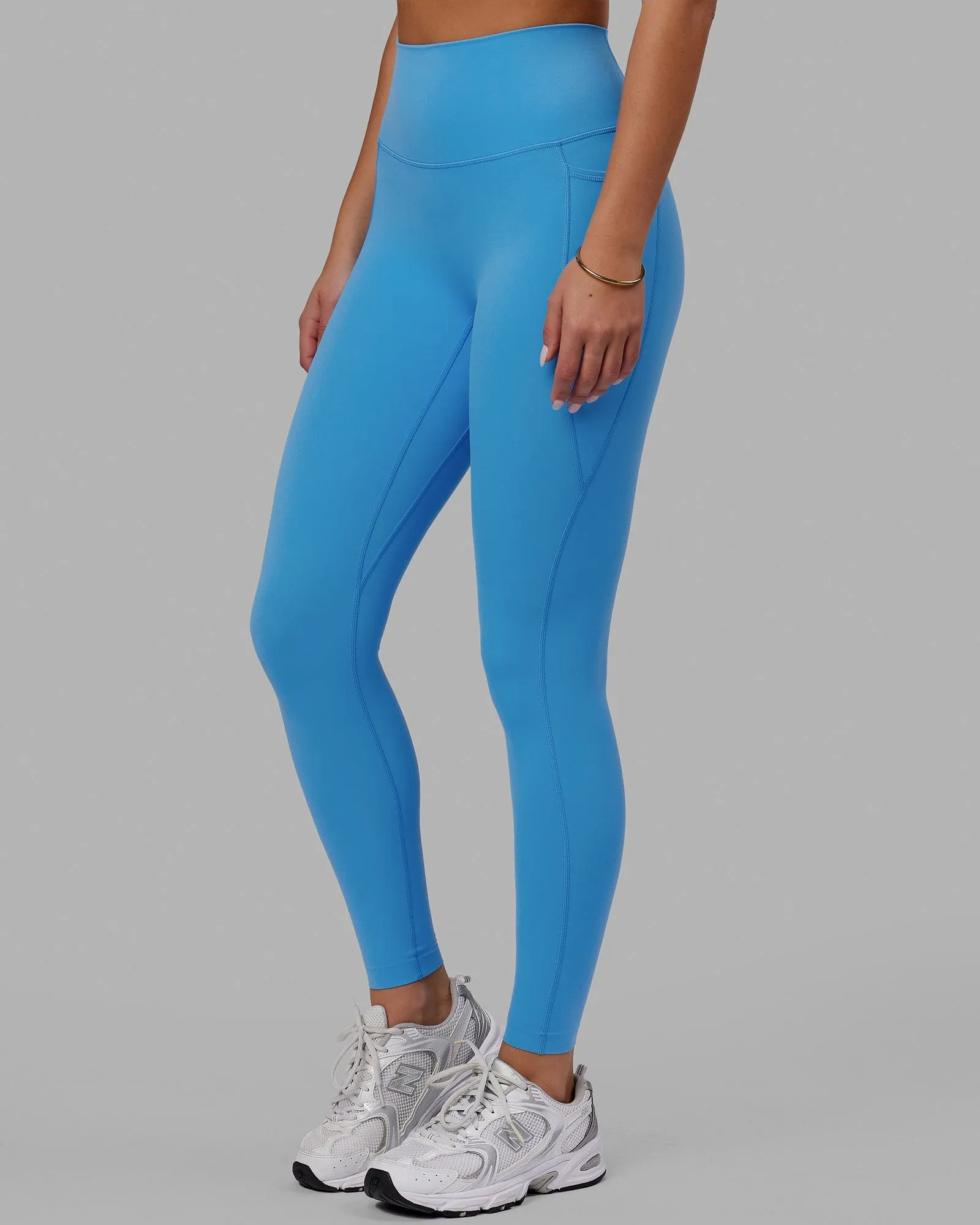 Elixir Full Length Tight With Pockets - Azure Blue