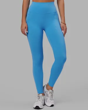 Elixir Full Length Tight With Pockets - Azure Blue