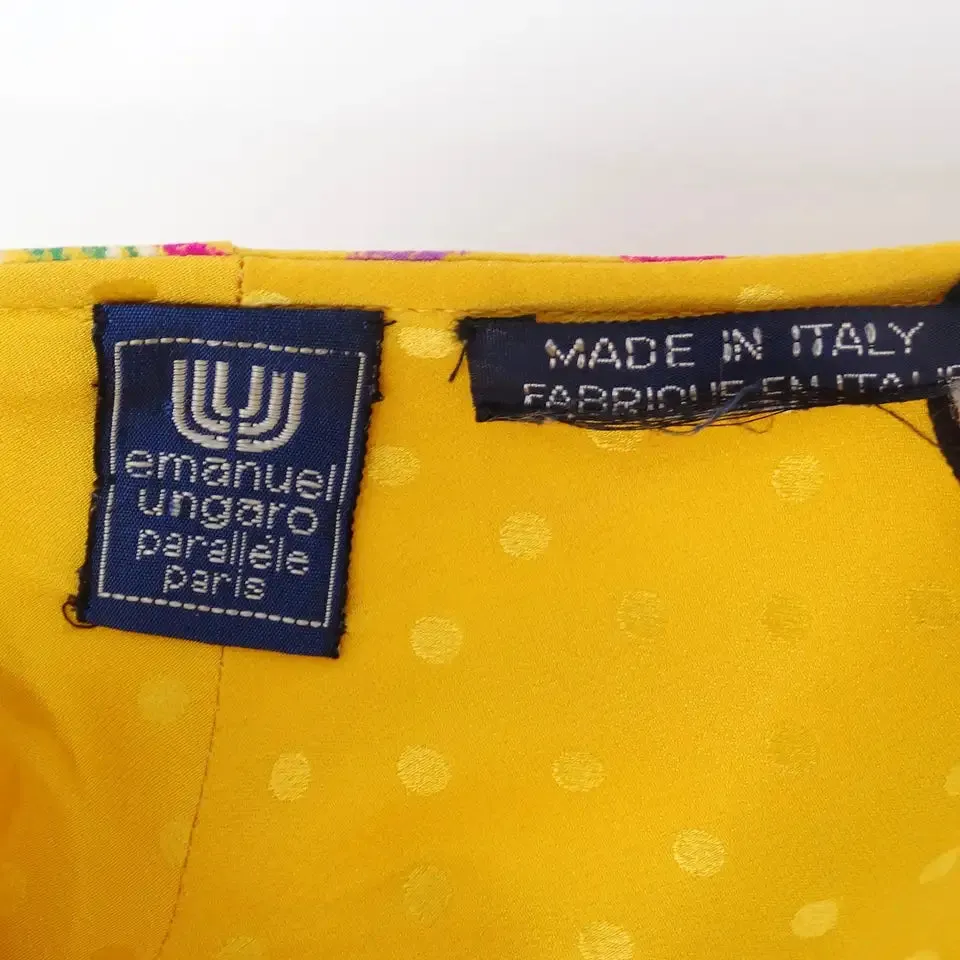 Emanuel Ungaro 1980s Heart Print Button Down Blouse