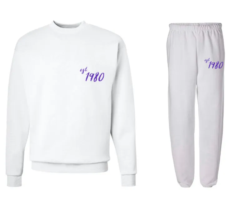 Est 1980 "Mitzy" SweatSuit Crewneck