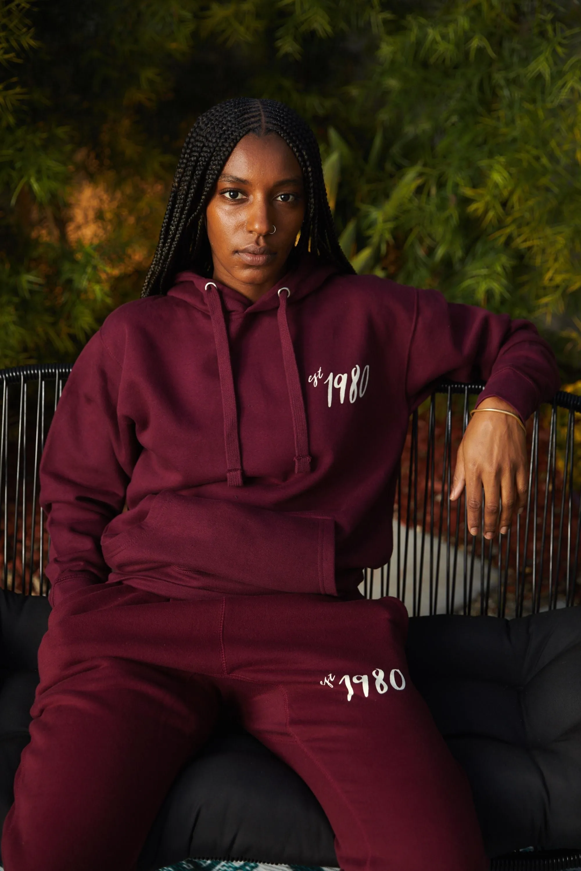Est.1980 "Rosewood" Hoodie SweatSuit