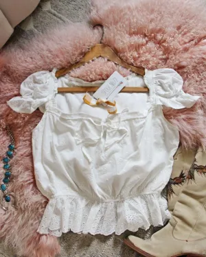 Eyelet Dixie Blouse