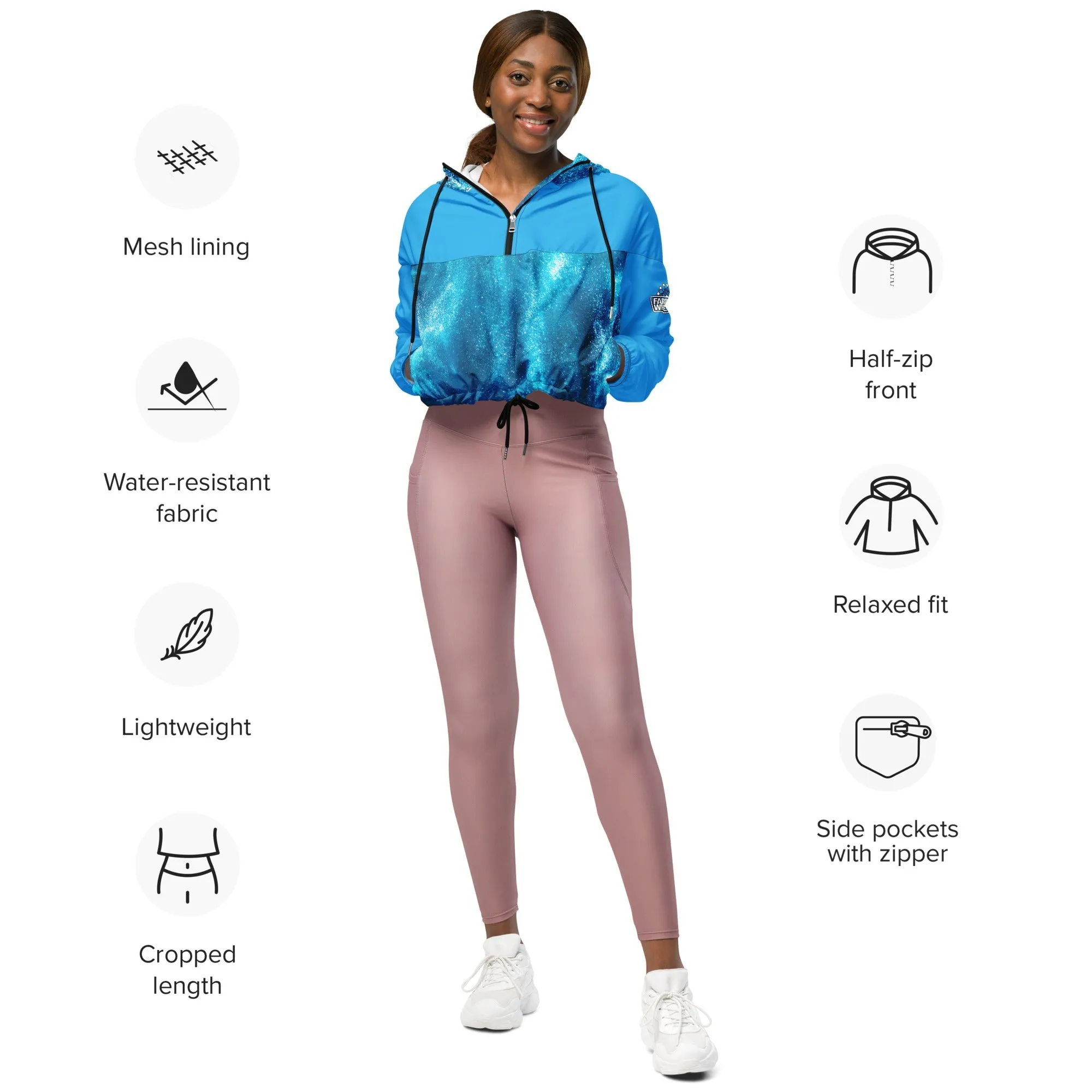 Farris Weel Women’s Cropped Windbreaker