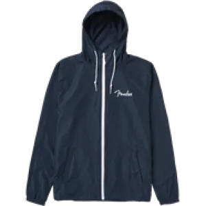 Fender® Spaghetti Logo Windbreaker, Navy