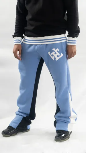 Flared Logo Sweatpants- Carolina Blue