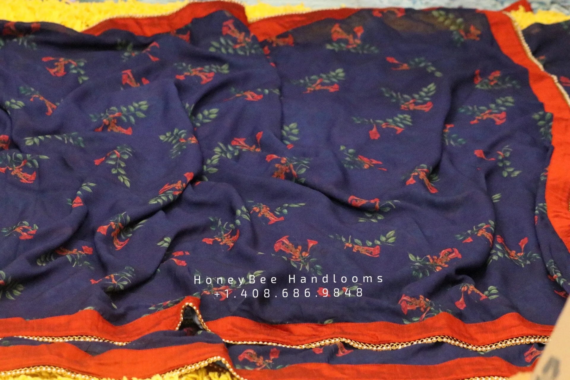 Floral Saree,Cocktail Saree,Latest fusion sarees online,party wear sarees,fancy sarees,georgette sarees,sabyasachi saree inspired