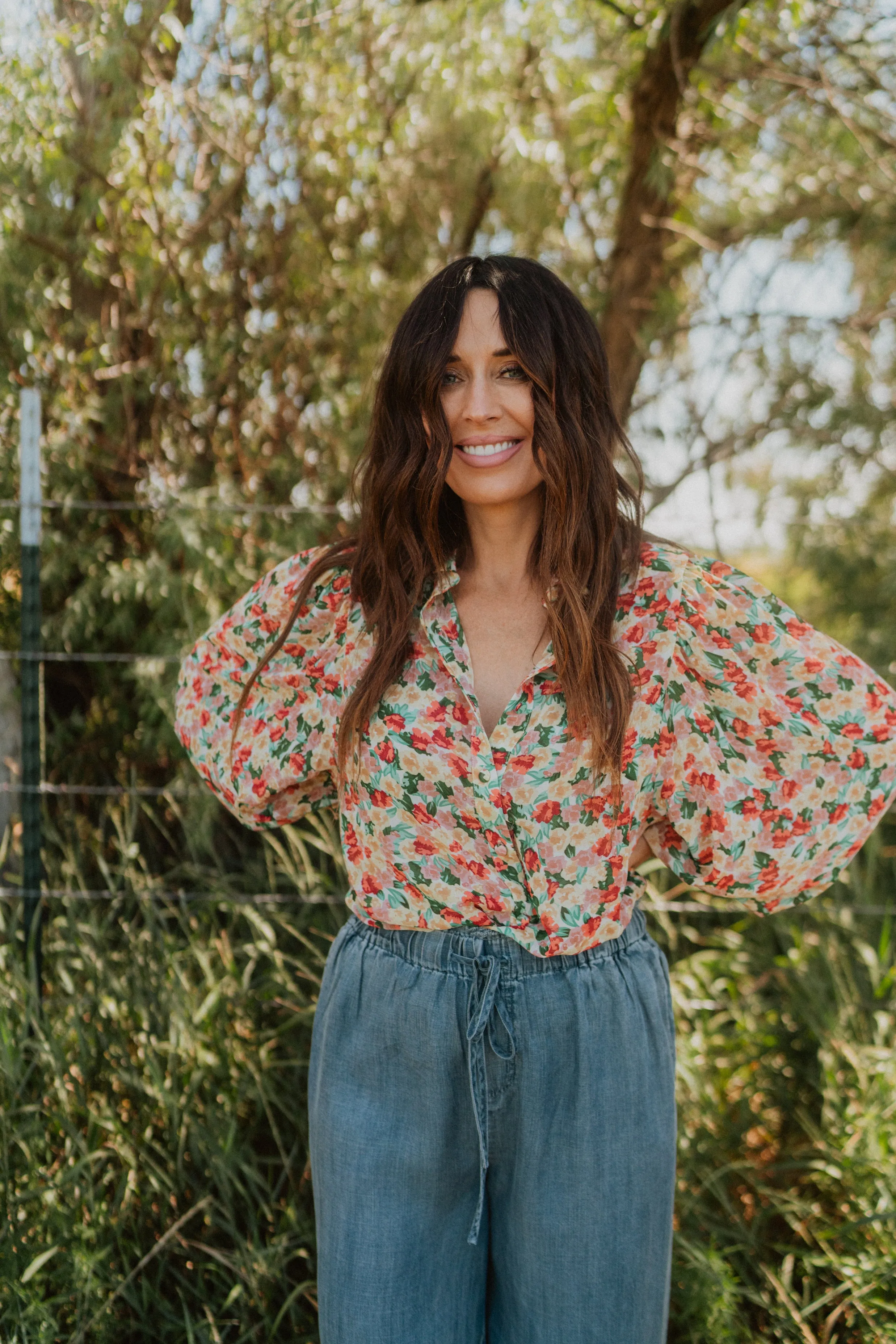 Flower Frenzy Top