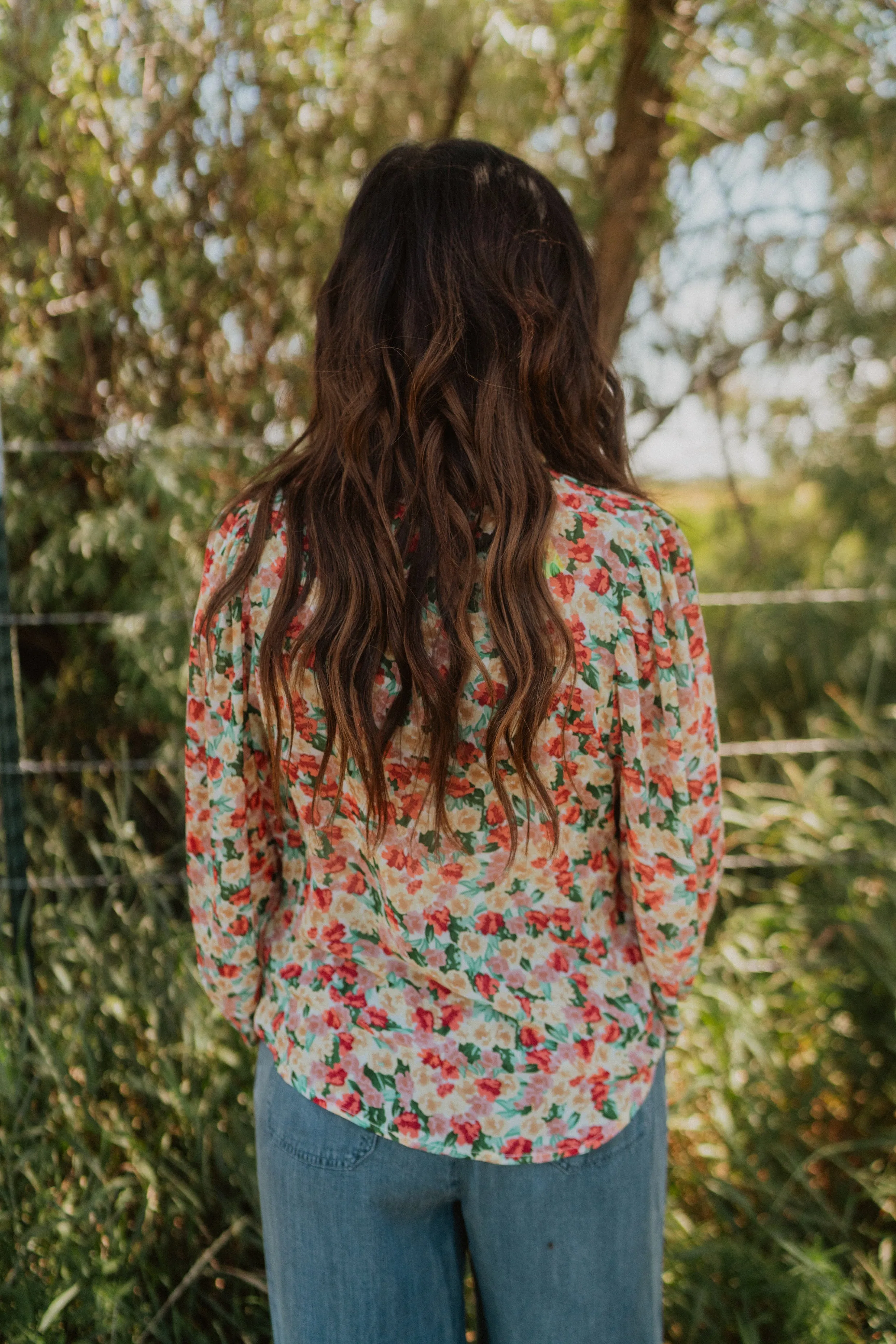 Flower Frenzy Top
