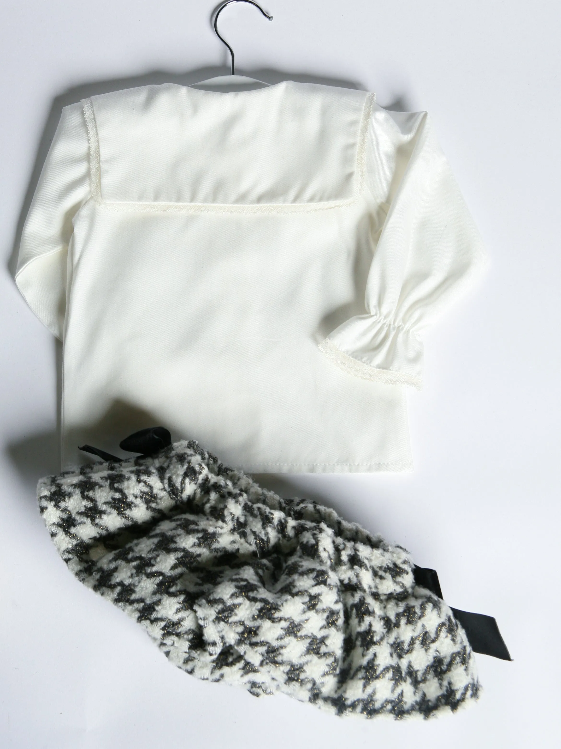 Fofettes Ivory Statement Collar Blouse