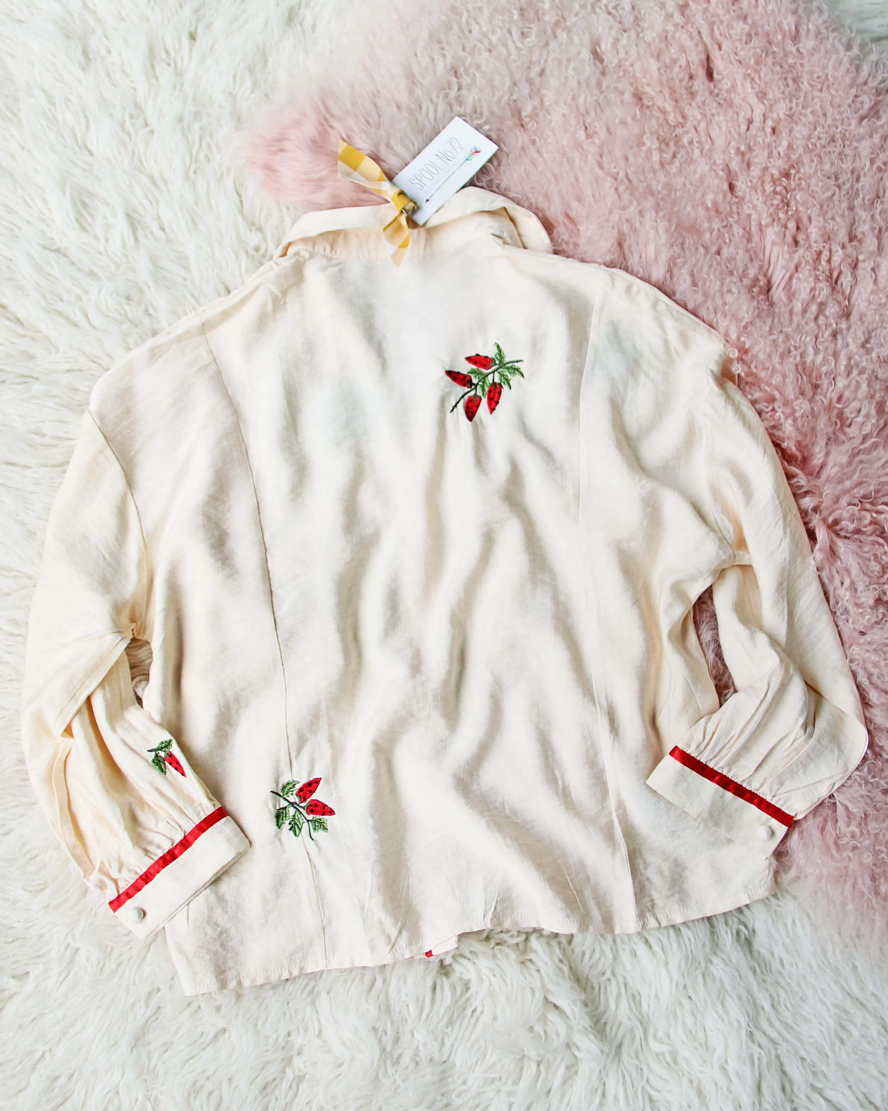Frosty Strawberry Blouse